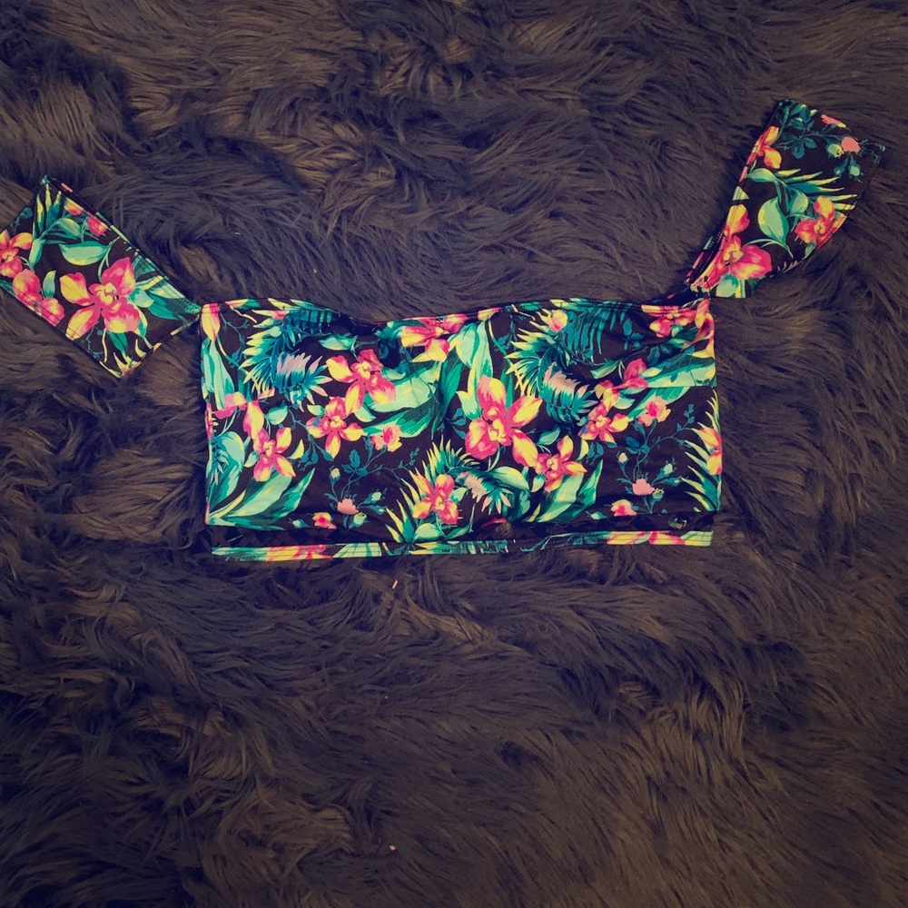Victoria Secret multi colored swim top